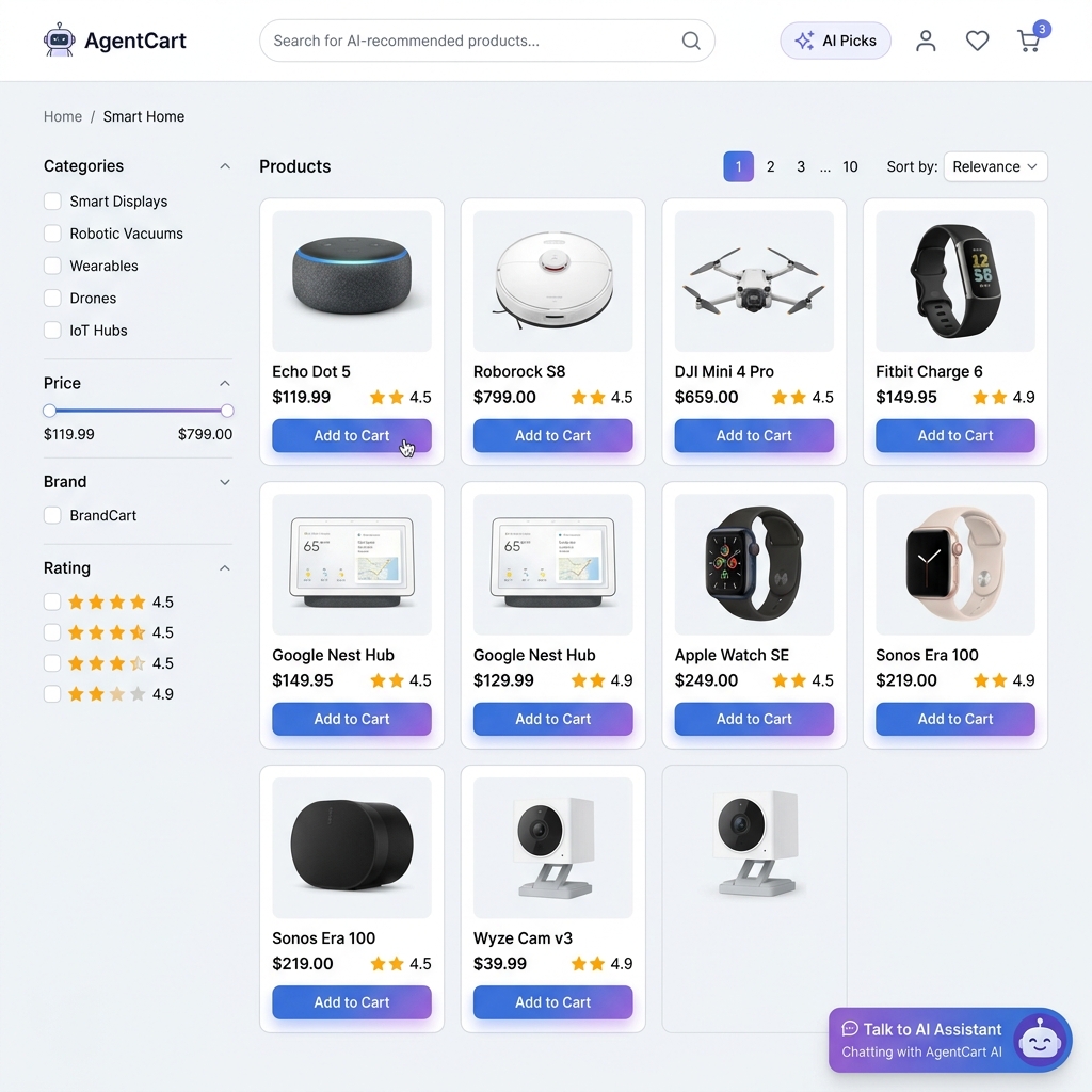 AgentCart project preview