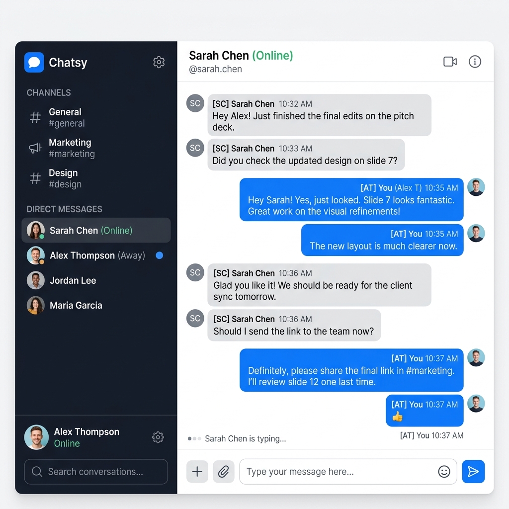 Chatsy project preview